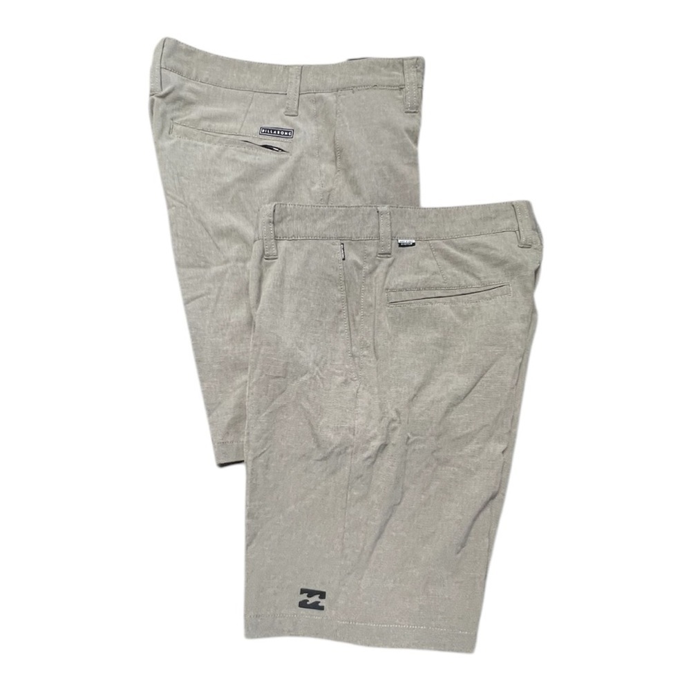 Billabong x2 Young Men's Tan Amphibious Shorts Crossfire Submersibles Size 25